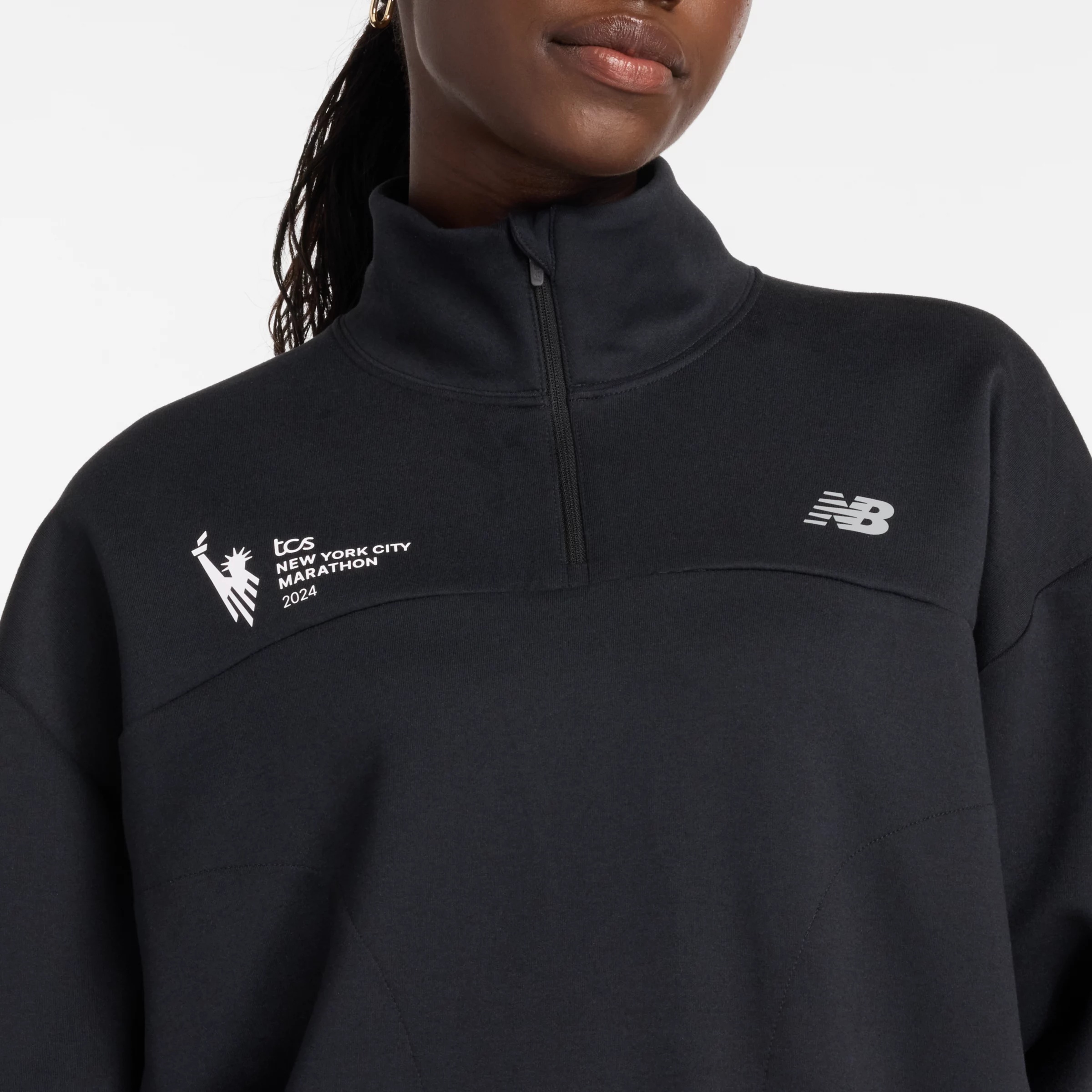 NYC Marathon Oversized Quarter Zip - 5