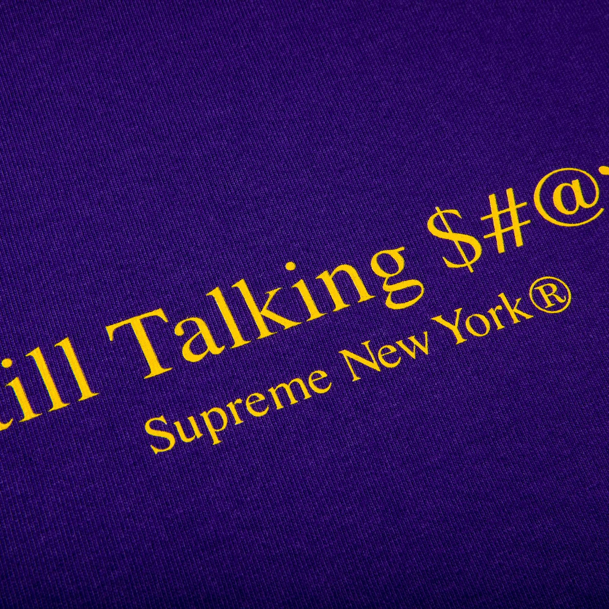 Supreme Still Talking Tee 'Purple' - 3
