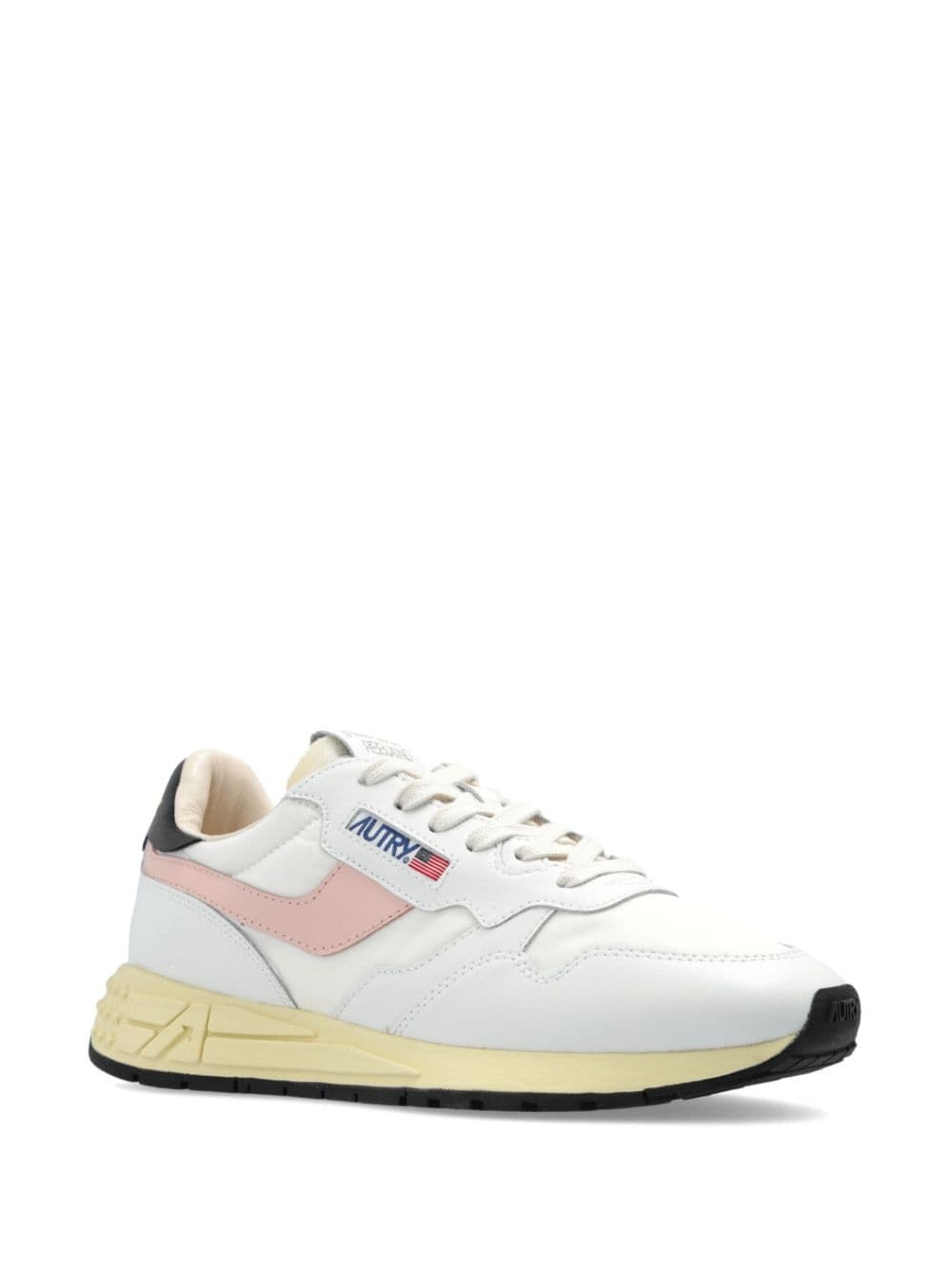 Reelwind lace-up leather sneakers - 2