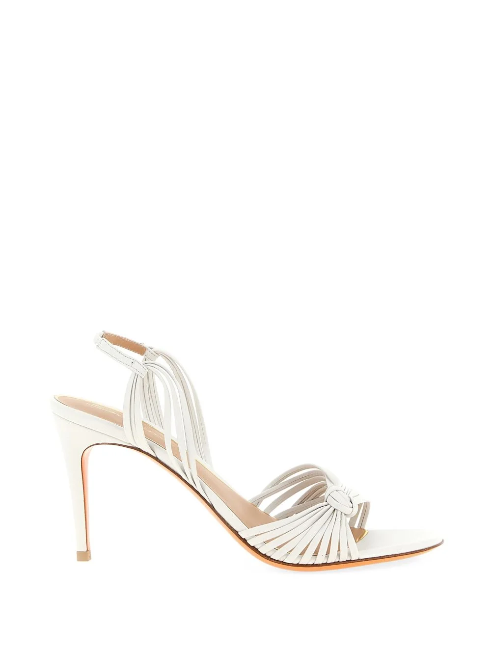 Eloise knot-detail leather sandals - 1