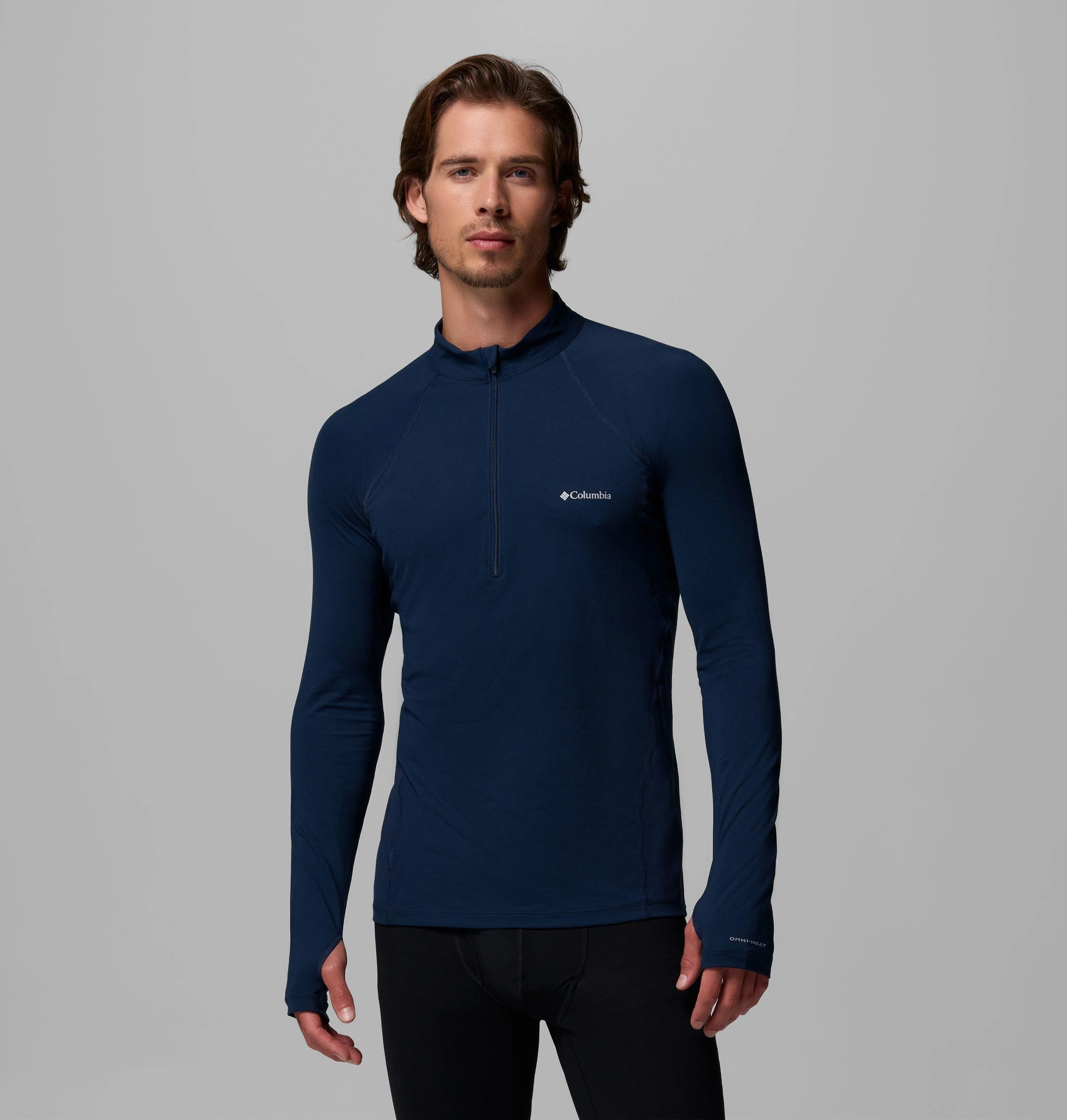 Men’s Omni-Heat Midweight Baselayer Half Zip - 1