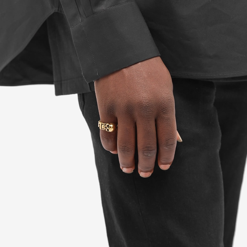 Alexander McQueen Alexander McQueen Skull Chain Ring outlook