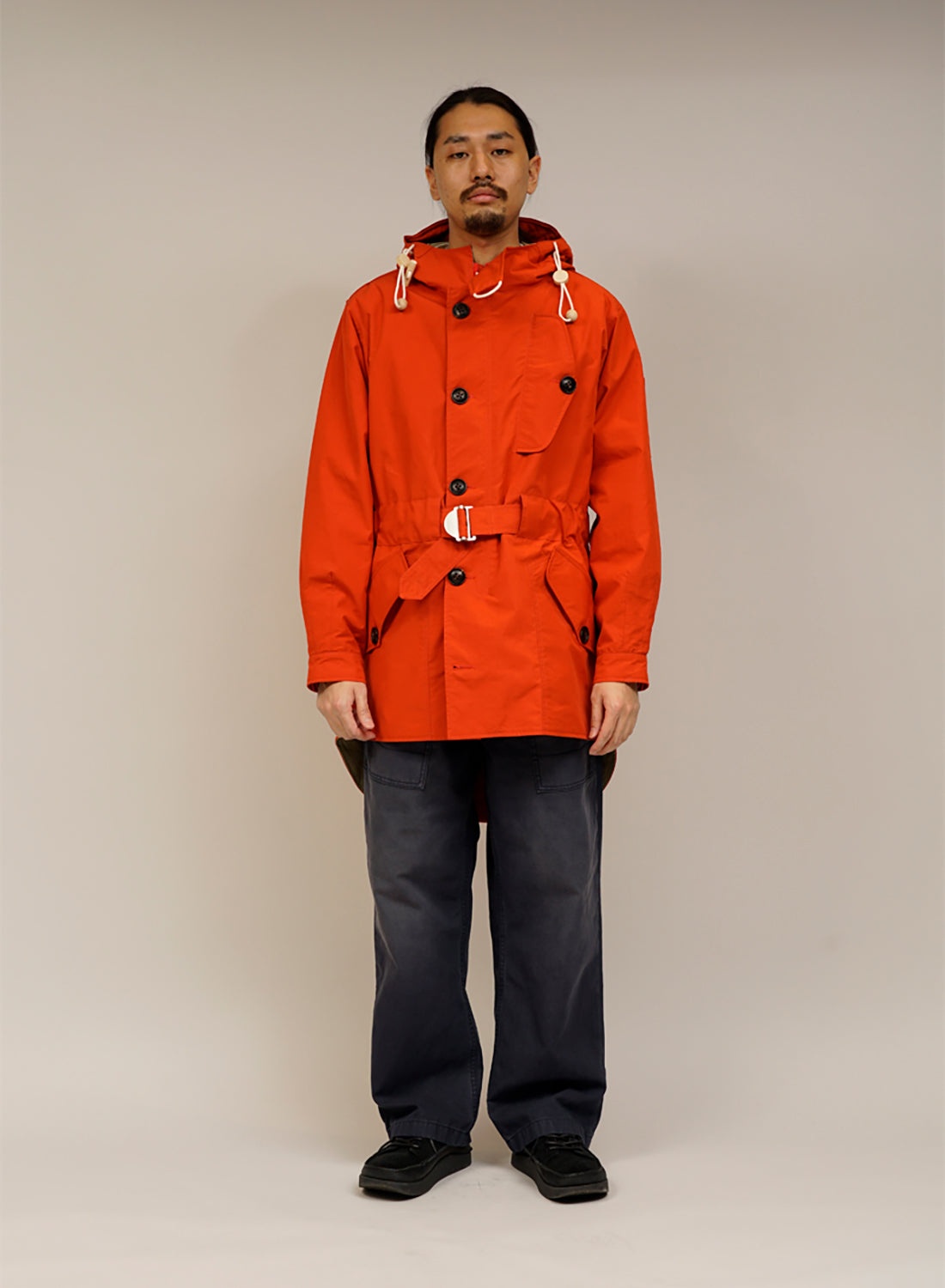 Cold Weather Parka in Orange - 4