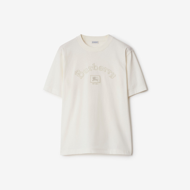 Gothic Logo Cotton T-shirt 1