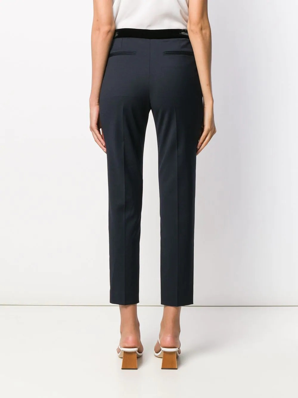 high-rise tailored trousers - 4