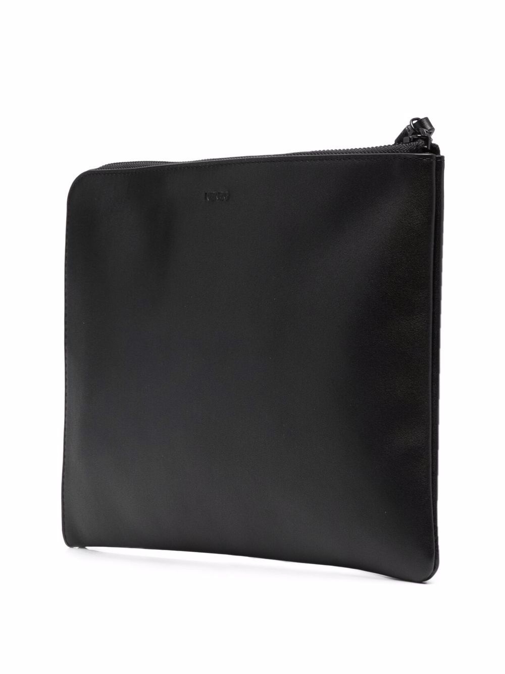 calf leather clutch bag - 3