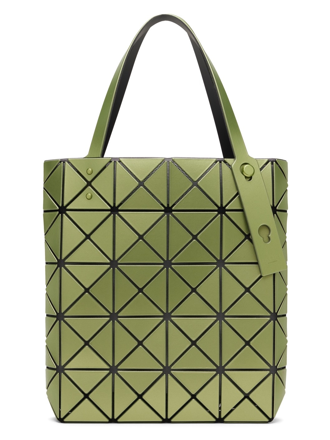 Green Lucent Boxy Tote - 1