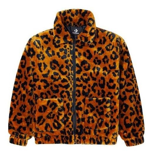 Converse Retro Leopard print Loose Jacket Couple Style 'Brown' 10022557-A01 - 1