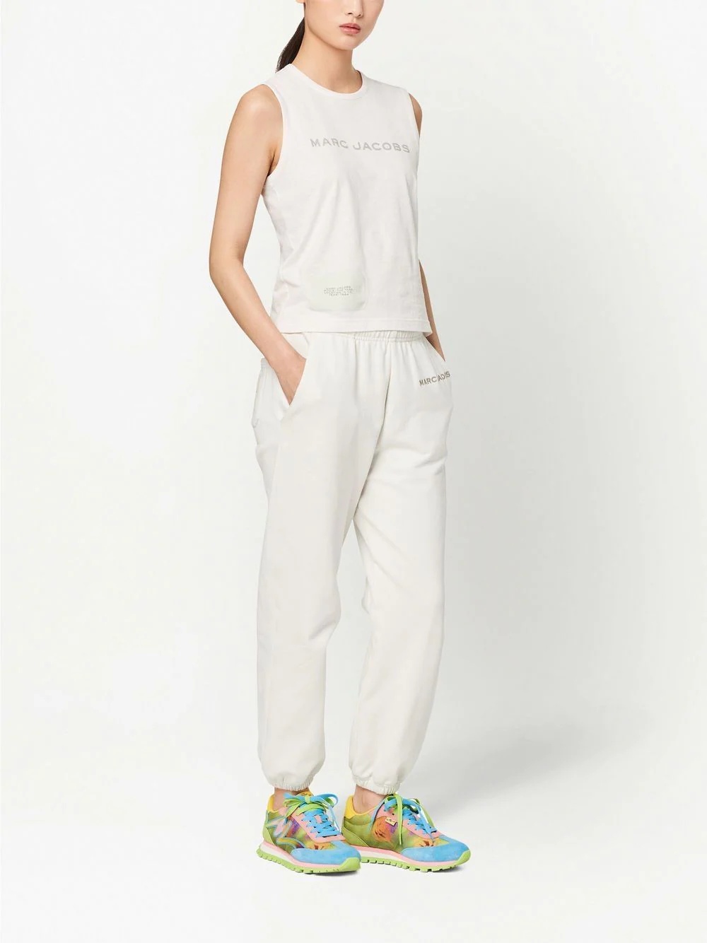 logo-print tank top - 2