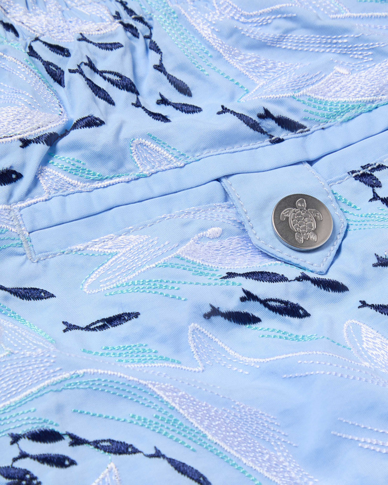 MEN EMBROIDERED SWIM TRUNKS WHALES OFFSET - LIMITED EDITION 4