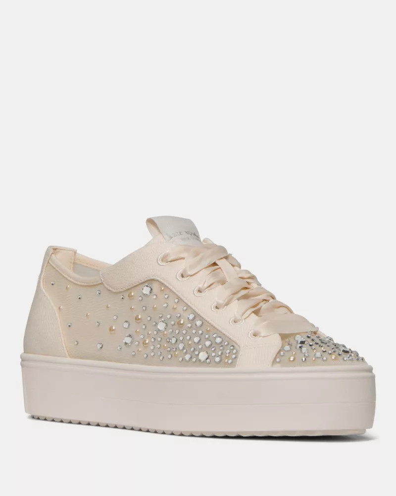 kate spade Sam Icon Embellished Platform Sneakers outlook