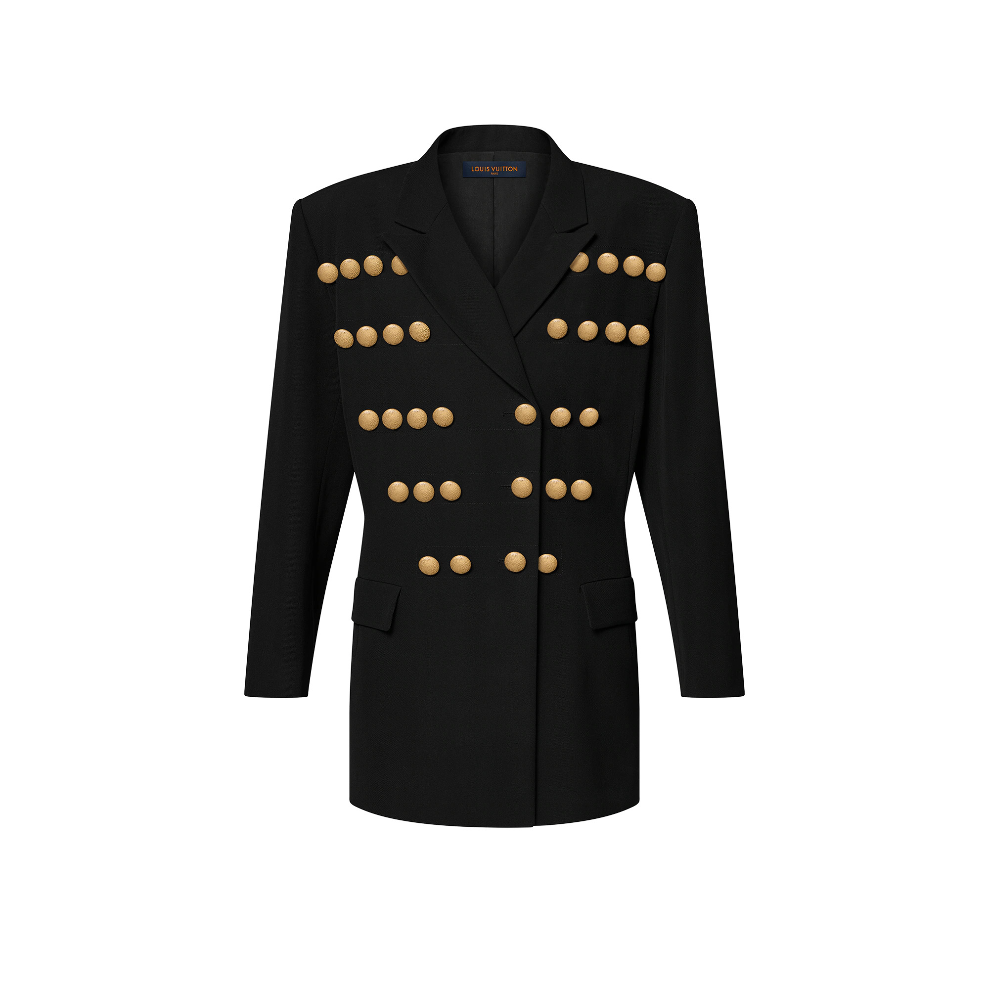 Button Front Blazer - 1