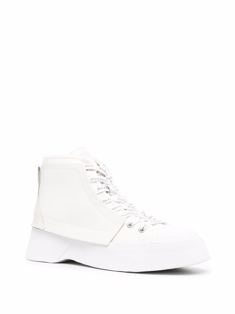 logo-print laces ankle boots - 2