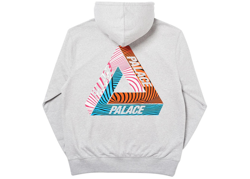 PALACE Palace Tri-Tex Hood Grey Marl outlook