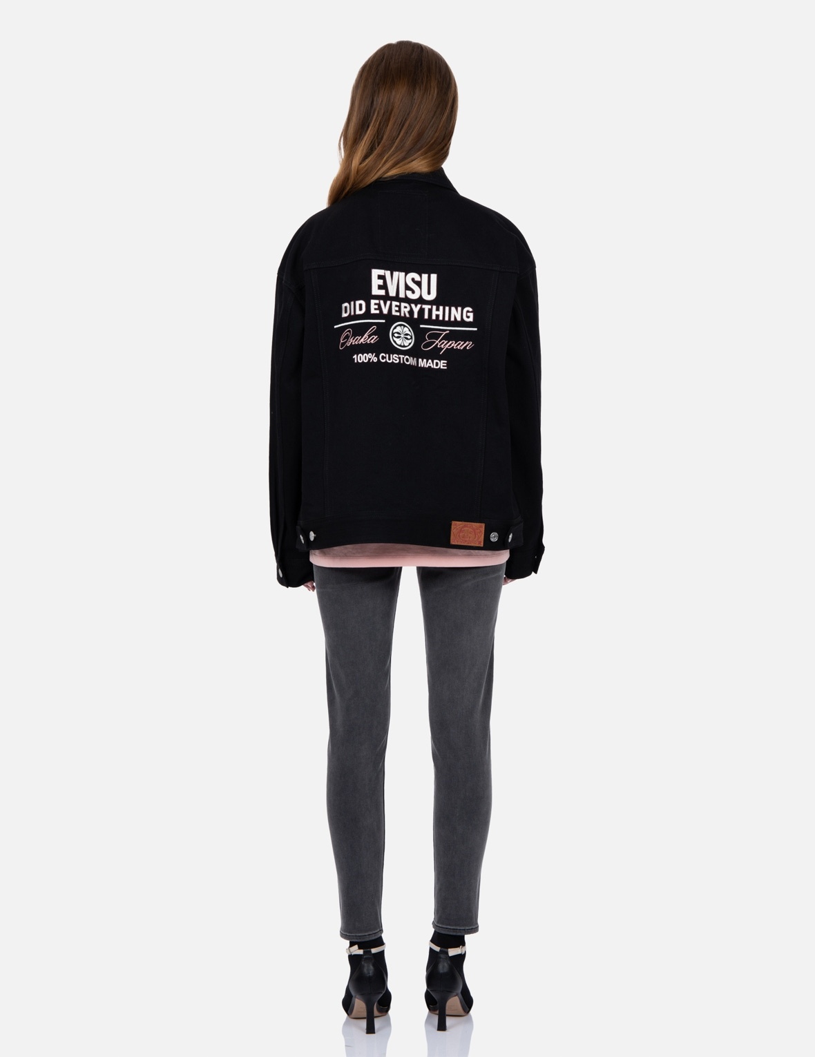 SEAGULL EMBROIDERY DENIM JACKET - 5