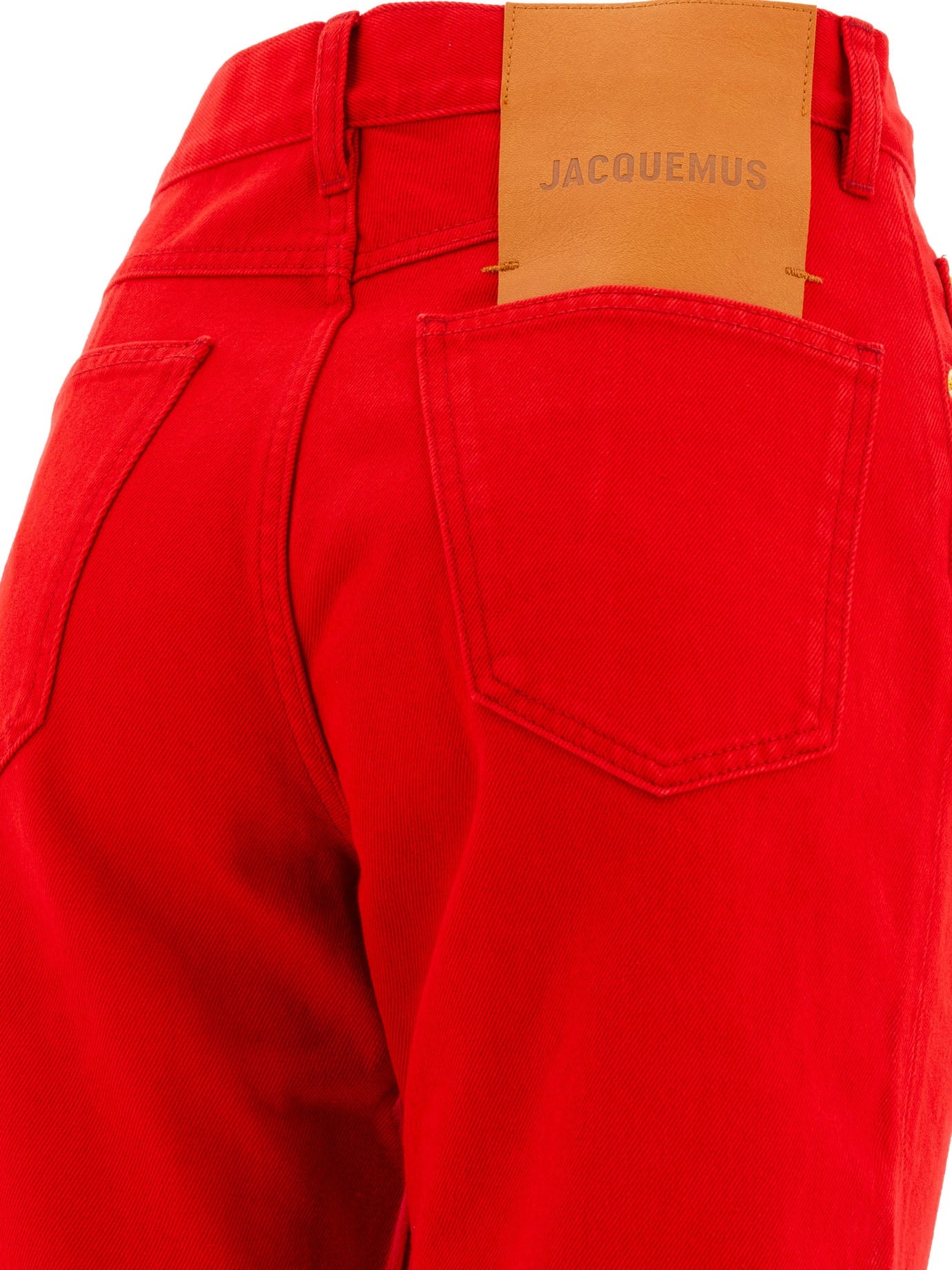 Le De-NîMes Droit Jeans Red - 4