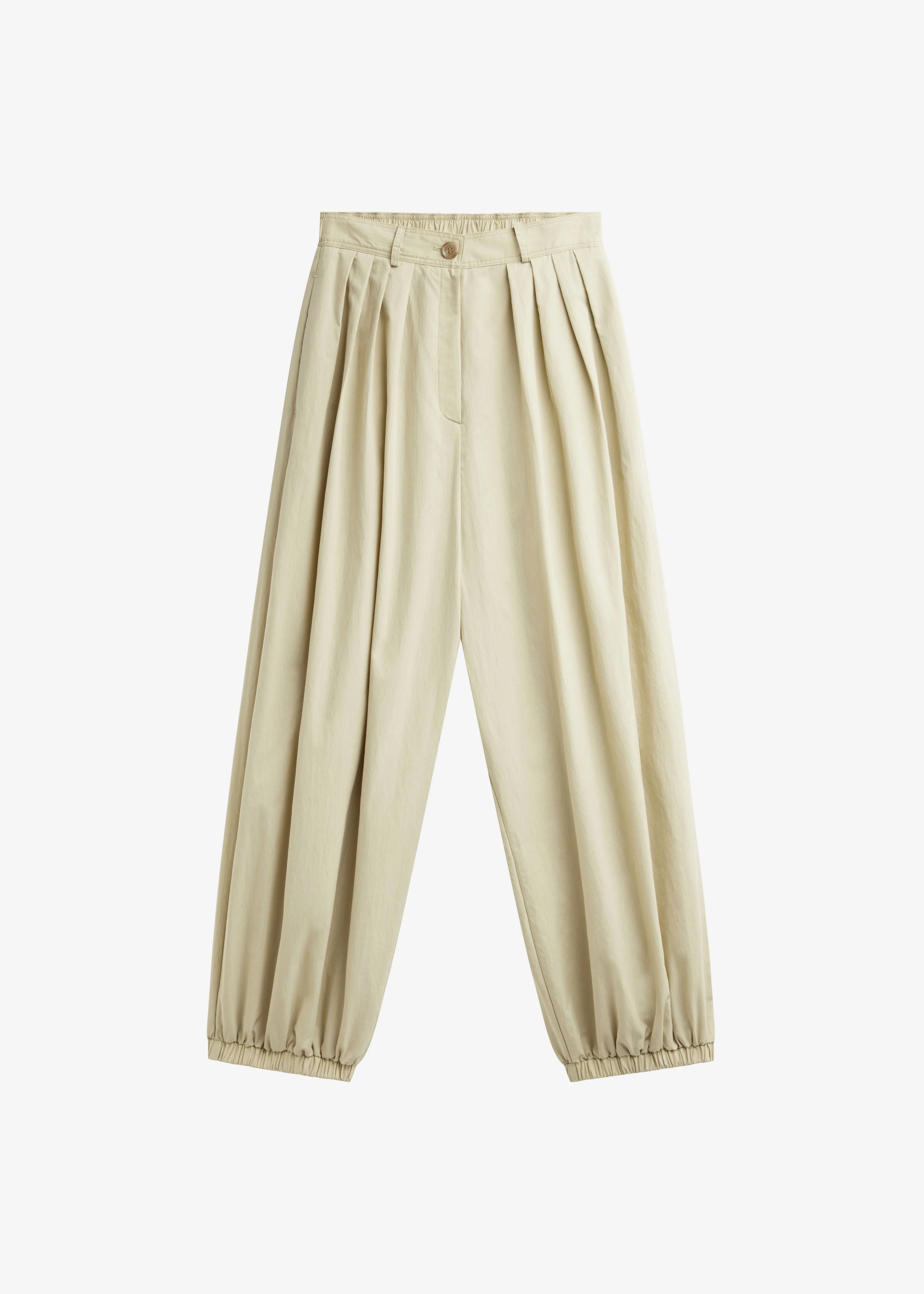 Vannes Balloon Pants - Beige - 1