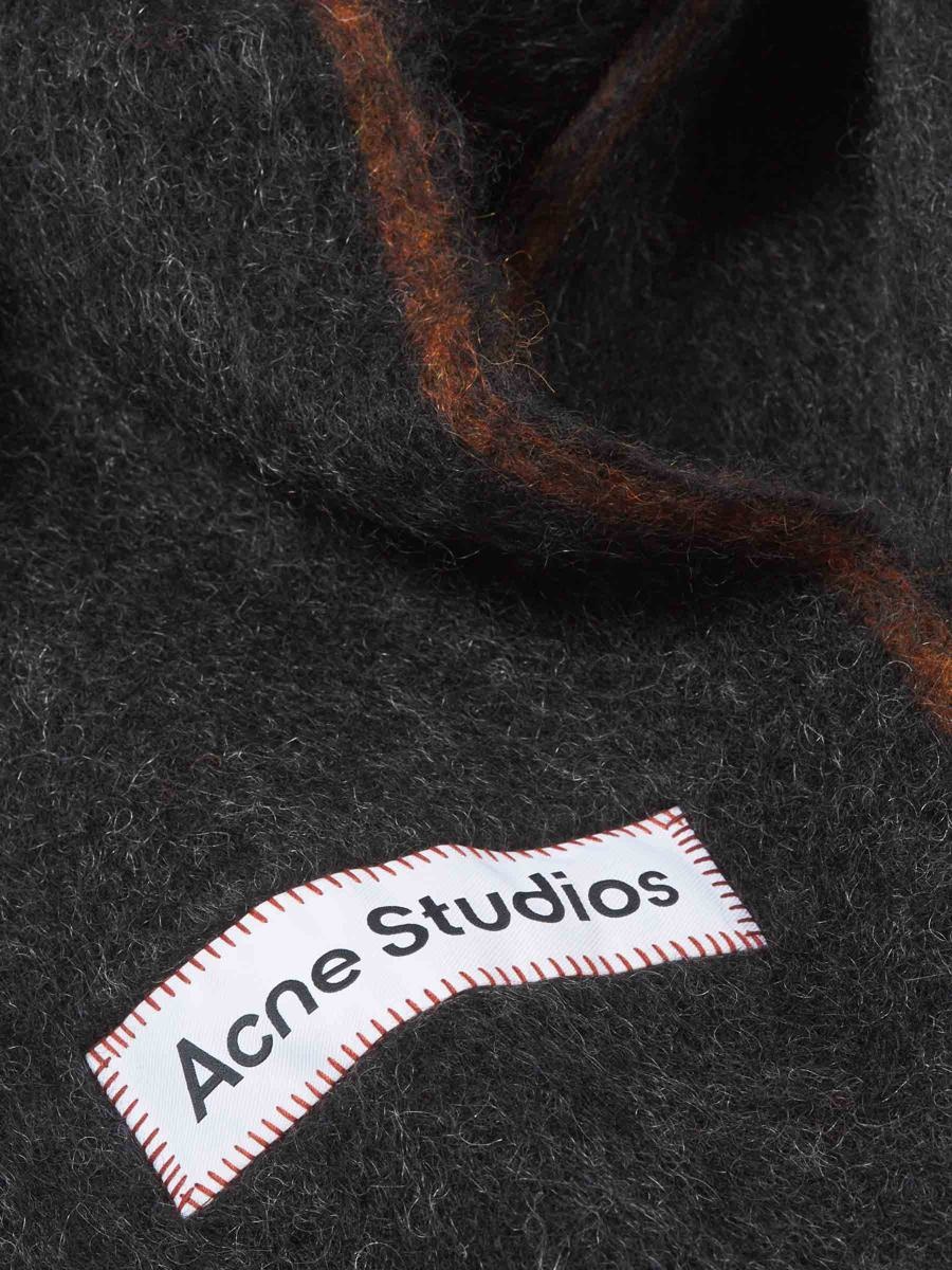 Acne Studios Bufanda Mohair Logo - 3