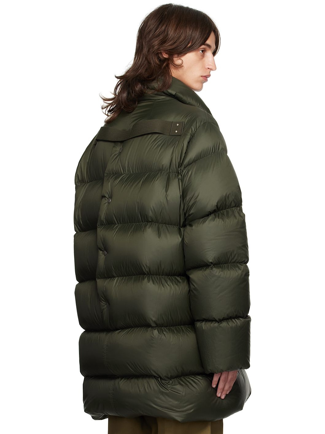 Green Porterville Turtle Down Coat - 3