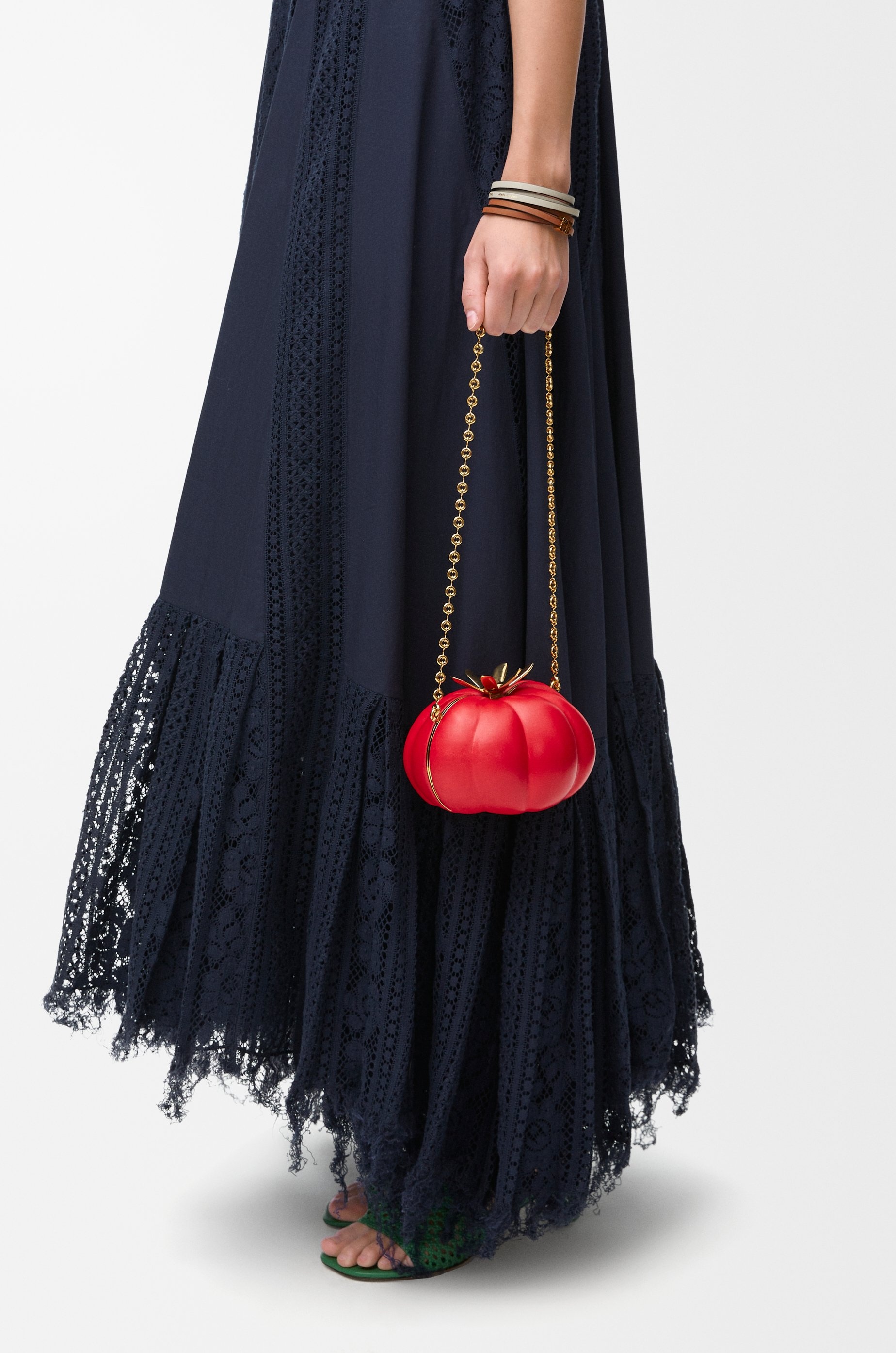 Tomato clutch in nappa lambskin - 3