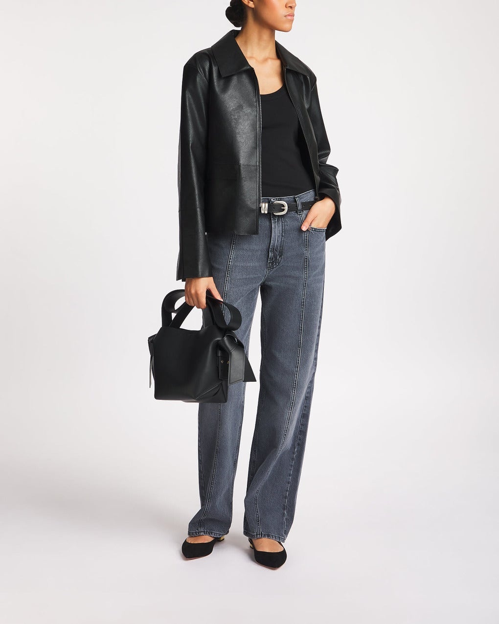Jeans Loose Fit Denim Light grey - 3