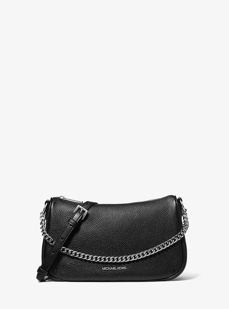 Carmela Medium Pebbled Leather Crossbody Bag - 1