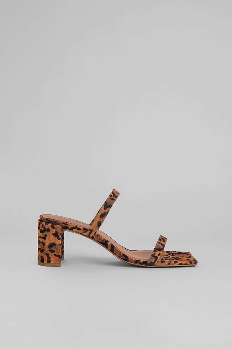 Tanya Leopard Print Suede Leather 1