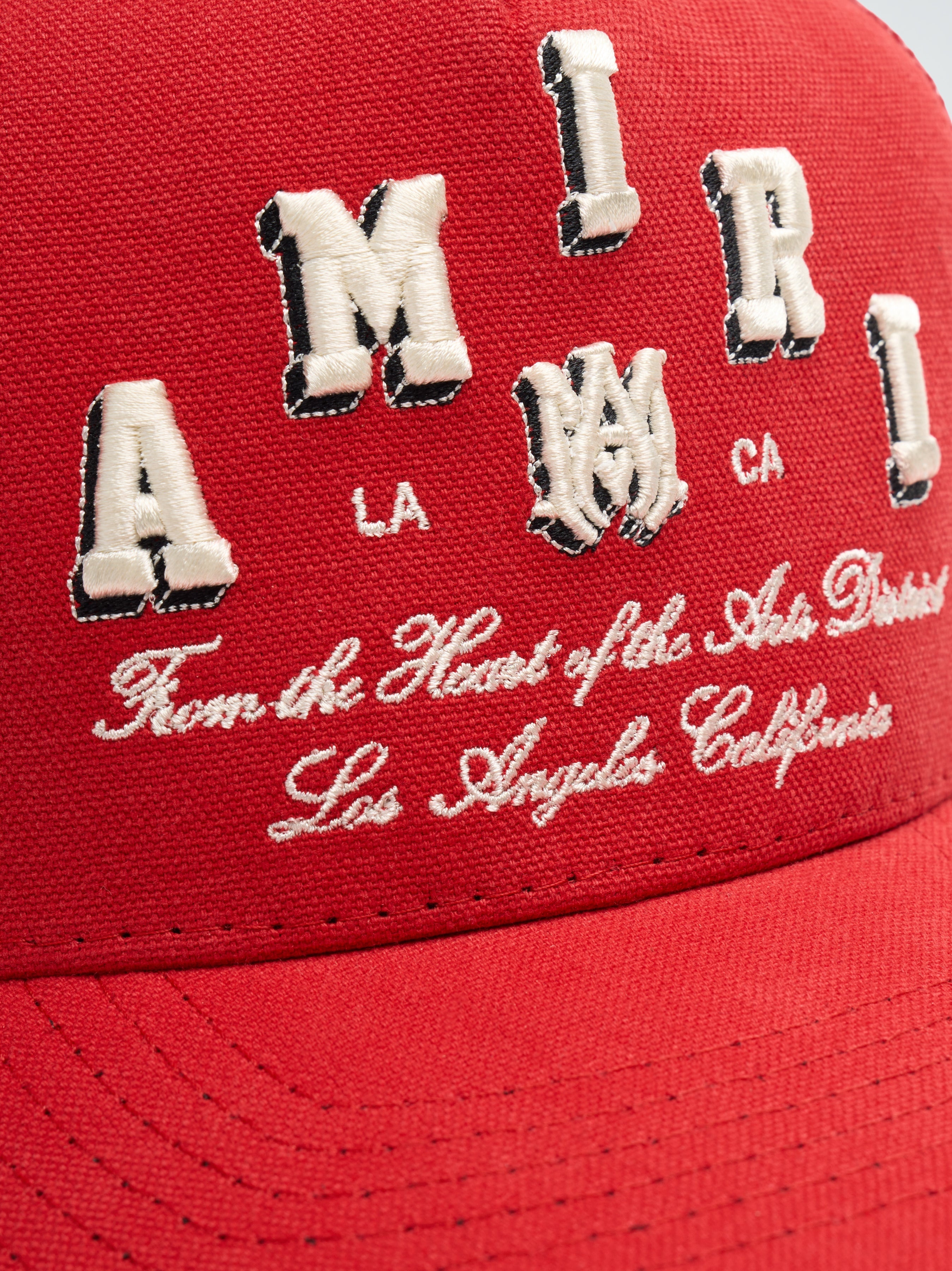 AMIRI VARSITY TRUCKER HAT - 4