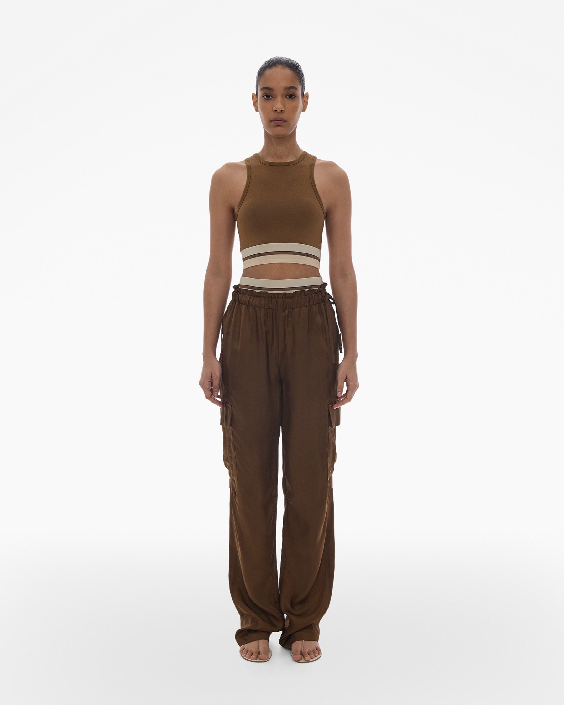 CROPPED LOGO TANK TOP - 2