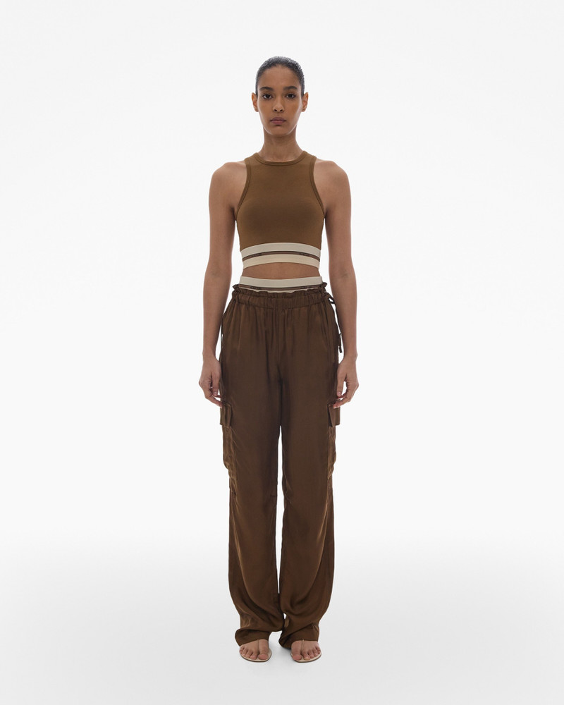 Helmut Lang CROPPED LOGO TANK TOP outlook