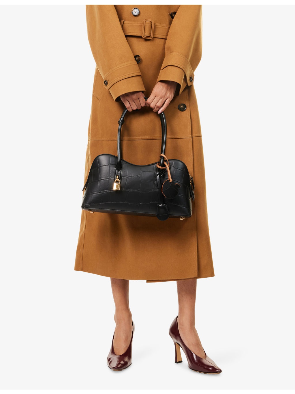 Ryder Embossed Vegan-Leather Shoulder Bag - 2