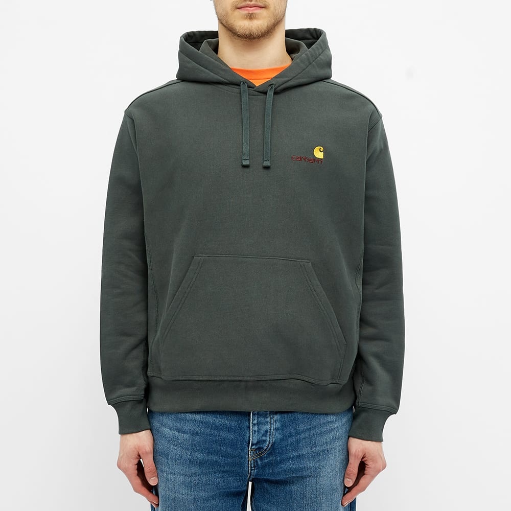 Carhartt WIP Hooded American Script Sweat - 4