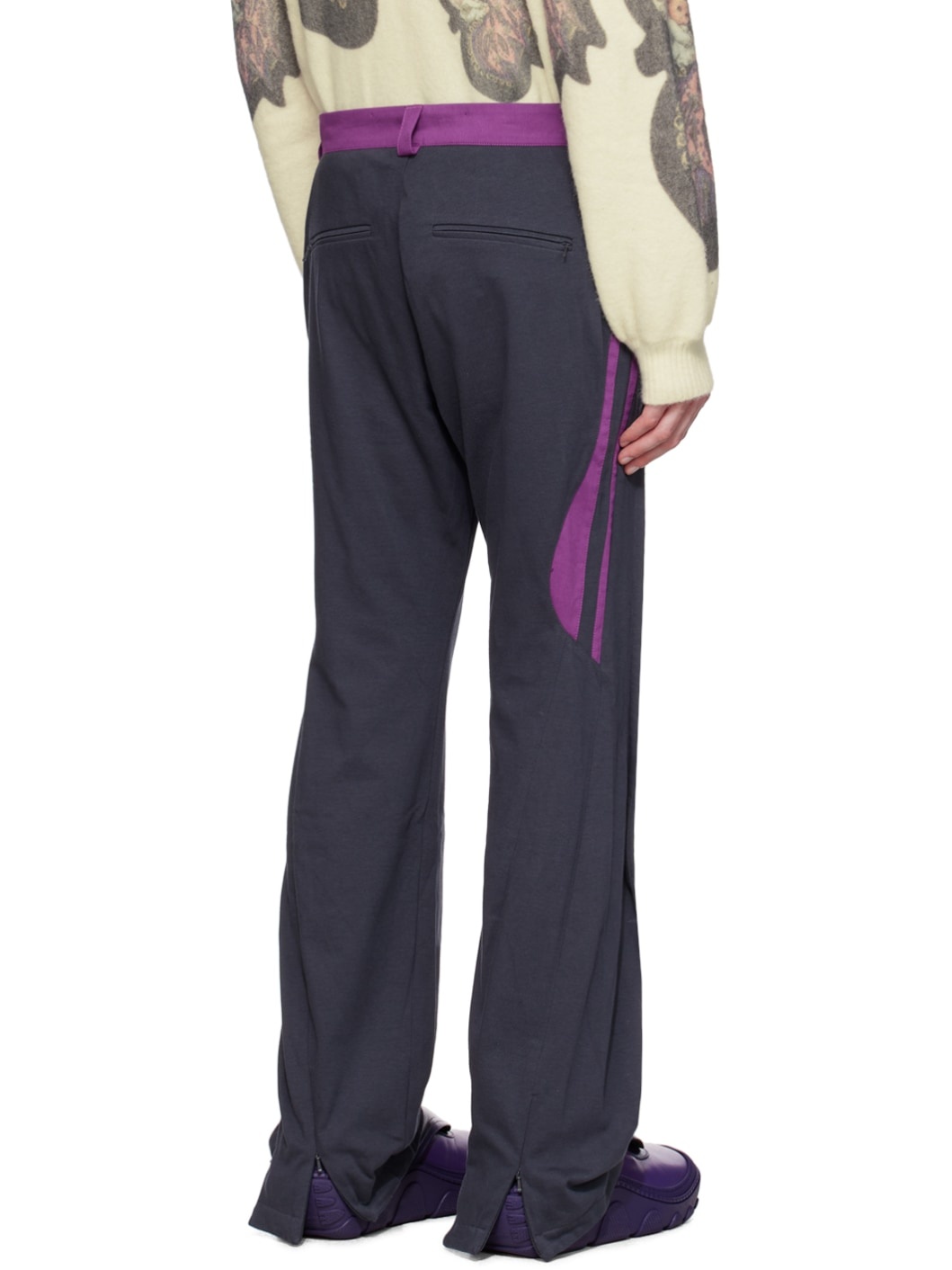 Gray Agathon Trousers - 3