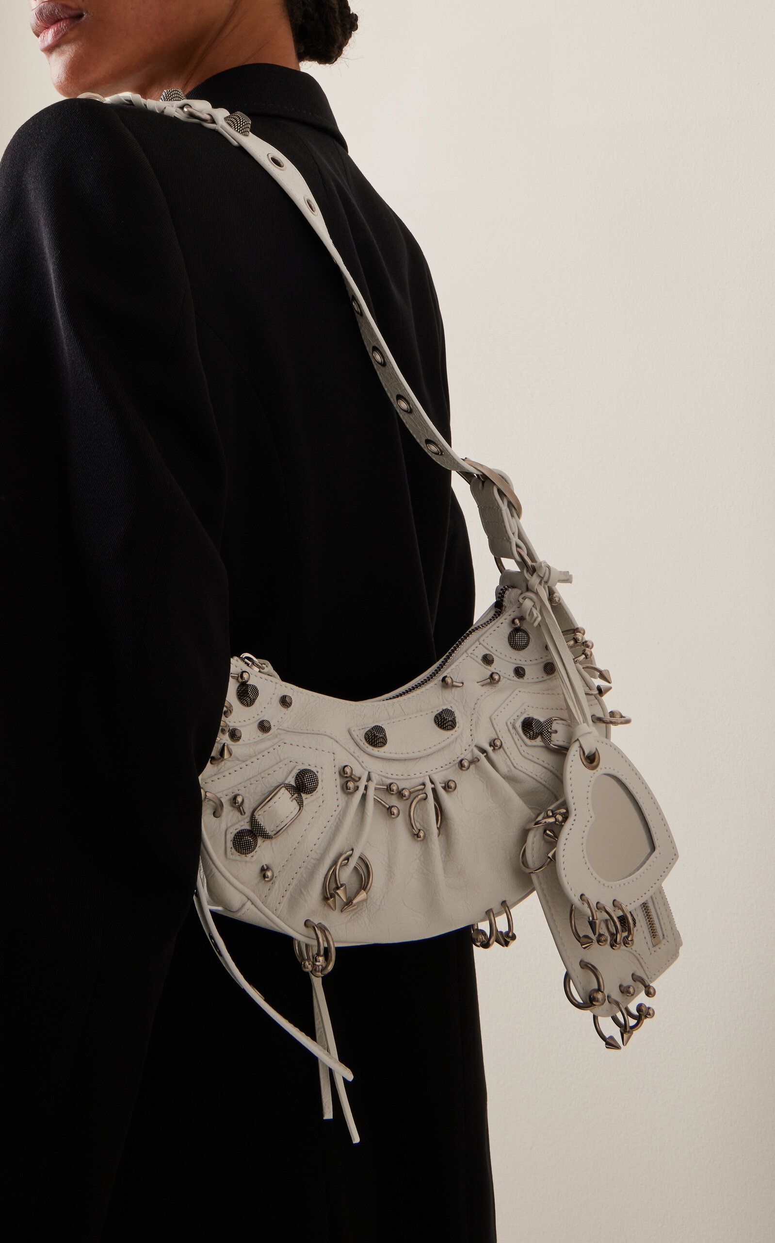 バッグ Balenciaga Le Cagole XS Piercing Women's Le Cagole Shoulder Bag Xs in Black | Balenciaga US