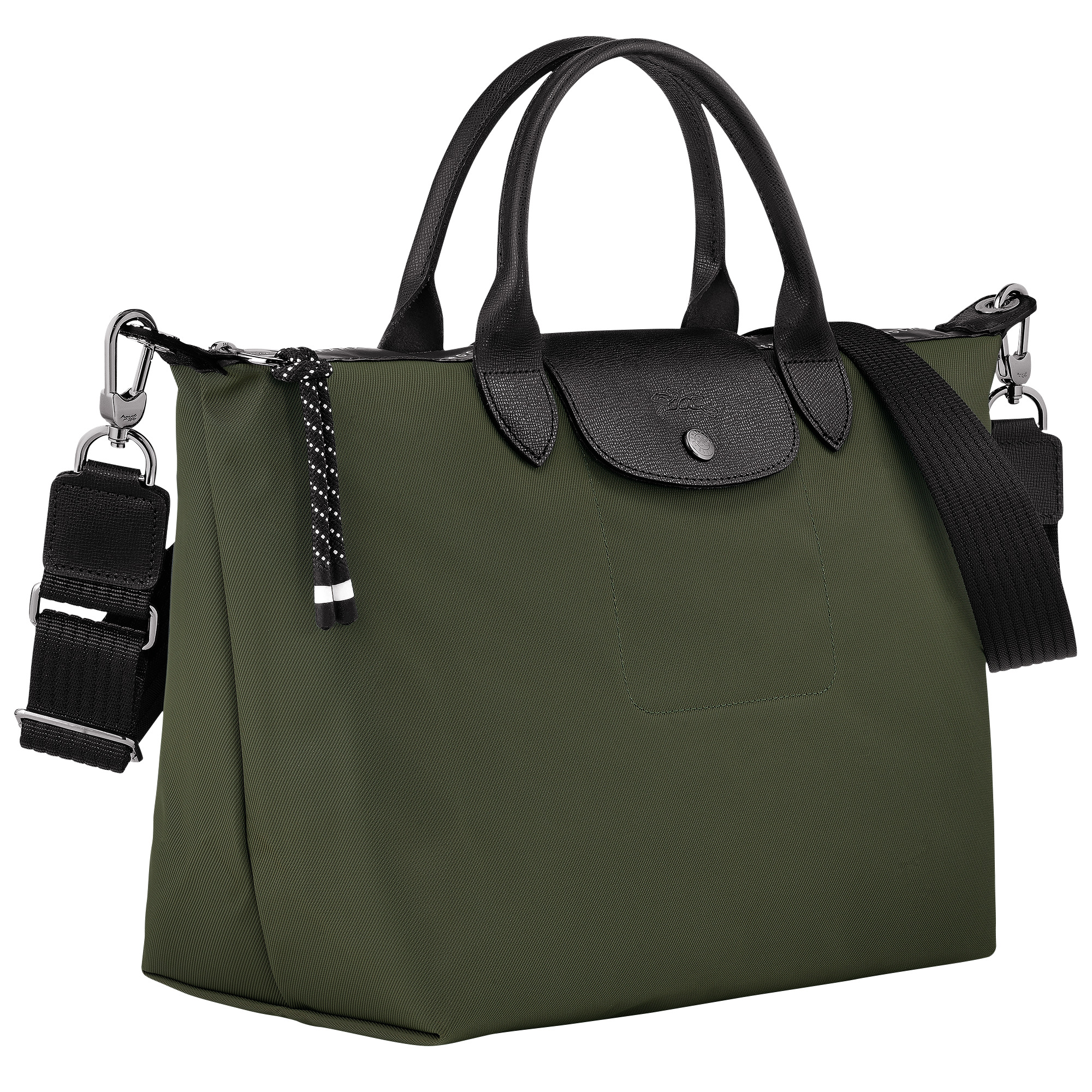 Le Pliage Energy L Handbag Khaki - Recycled canvas - 3