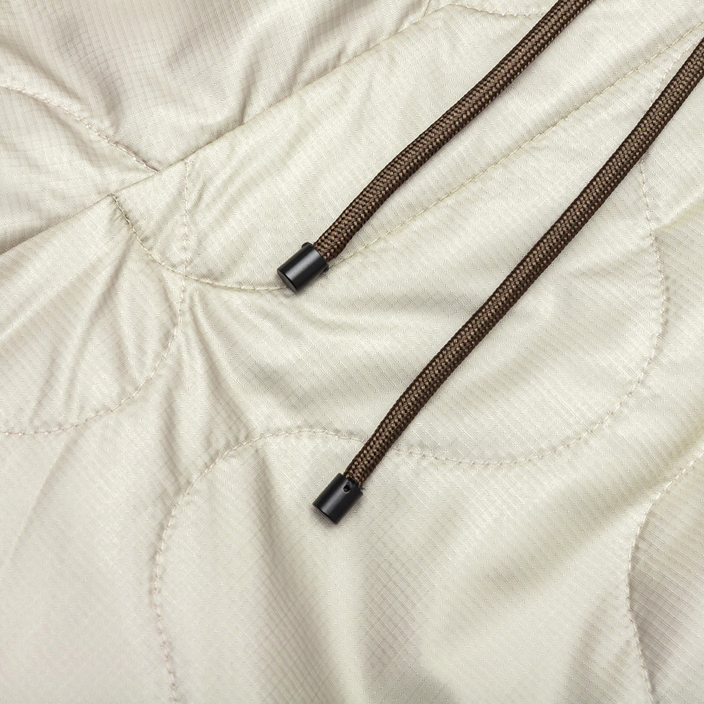PLEADED PADDED PANTS - SAND - 5