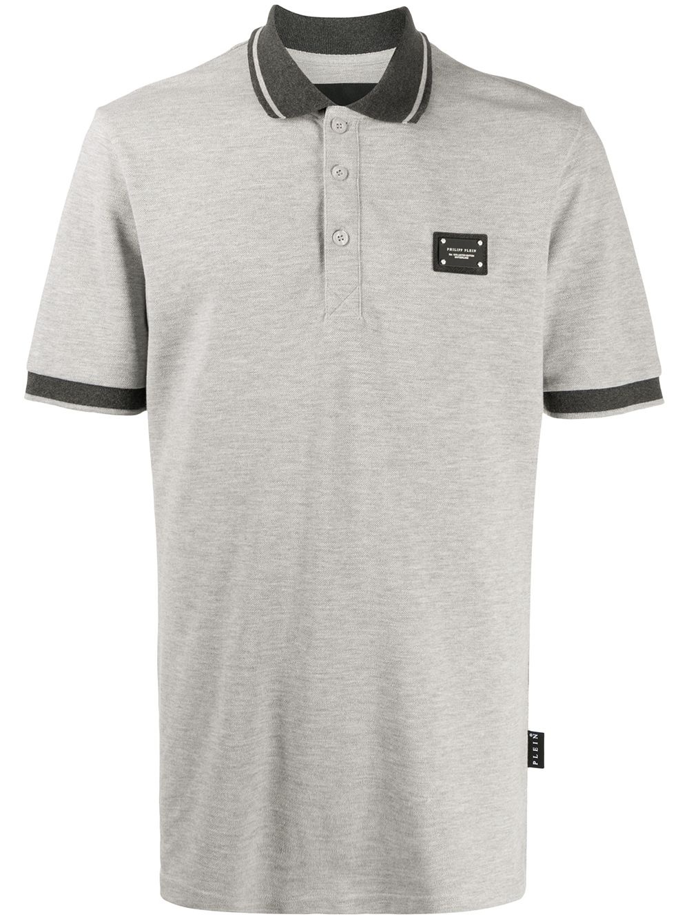 Istitutional logo patch polo shirt - 1