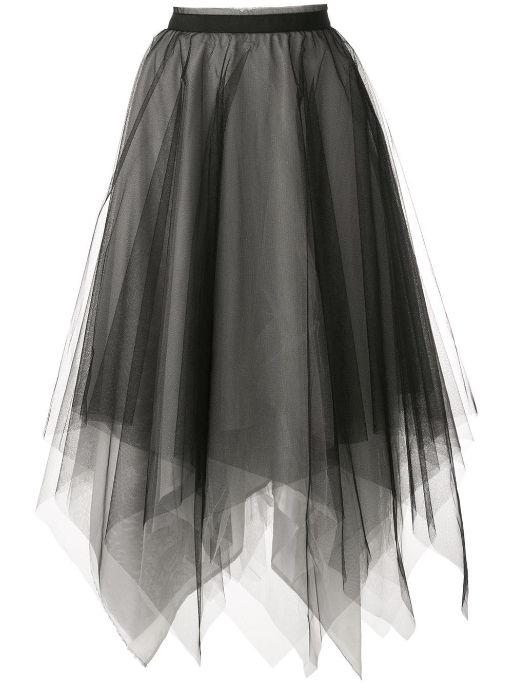 tulle midi skirt - 1