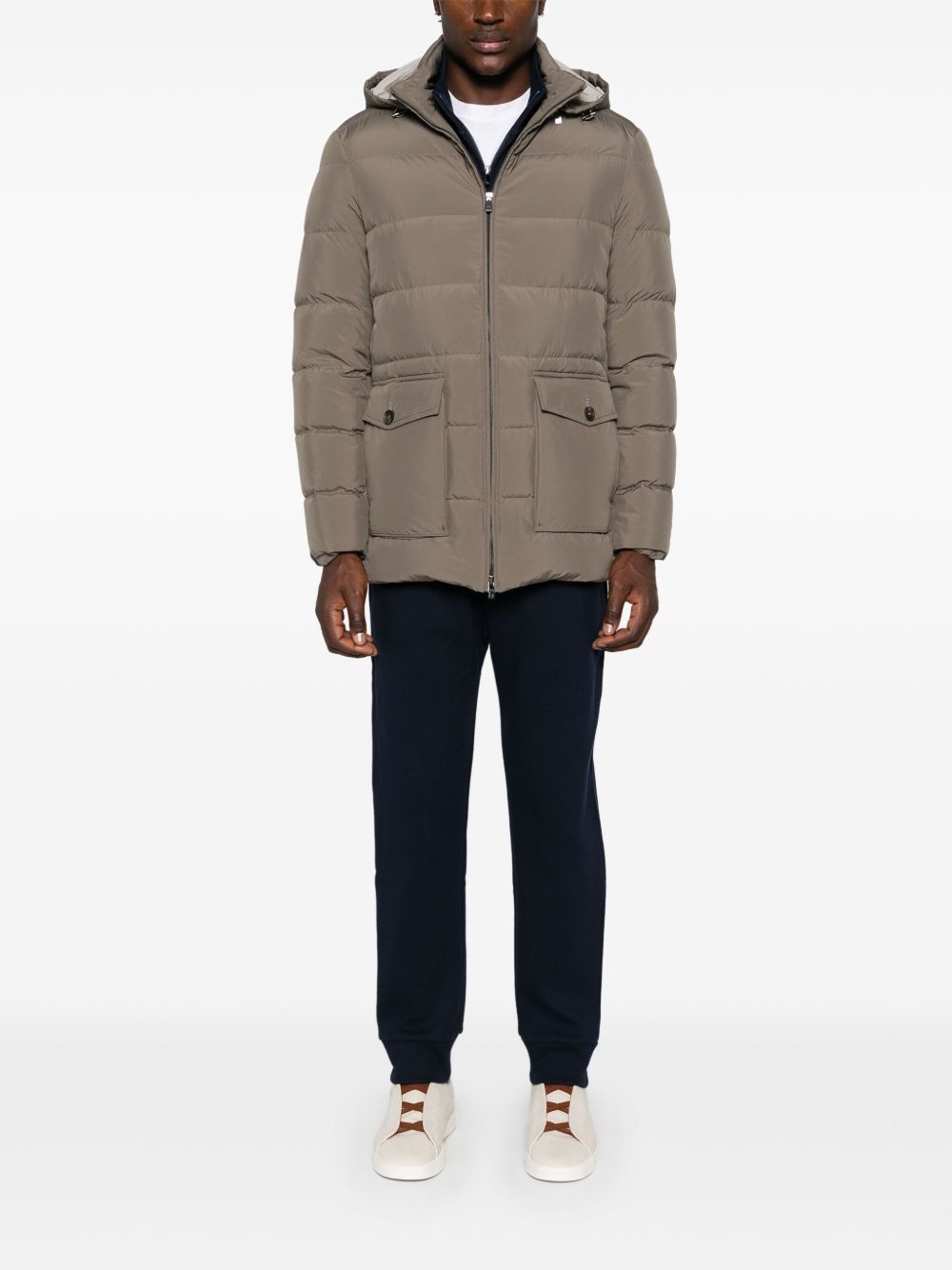 hooded puffer jacket - 2