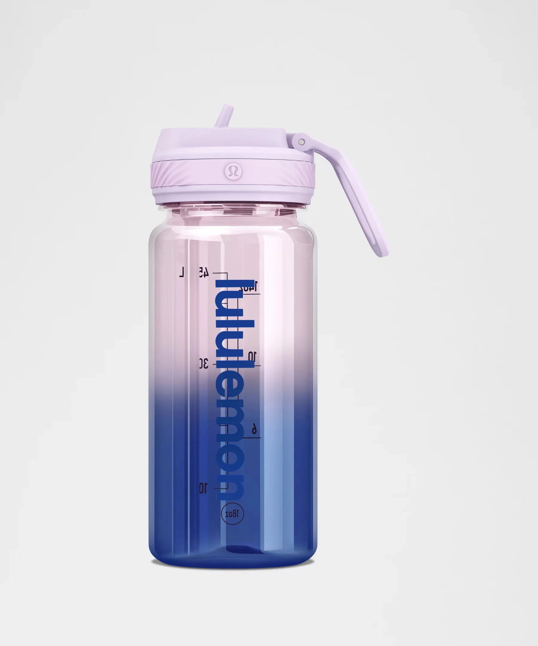 Back to Life Clear Bottle 18oz Straw Lid *Ombre - 1