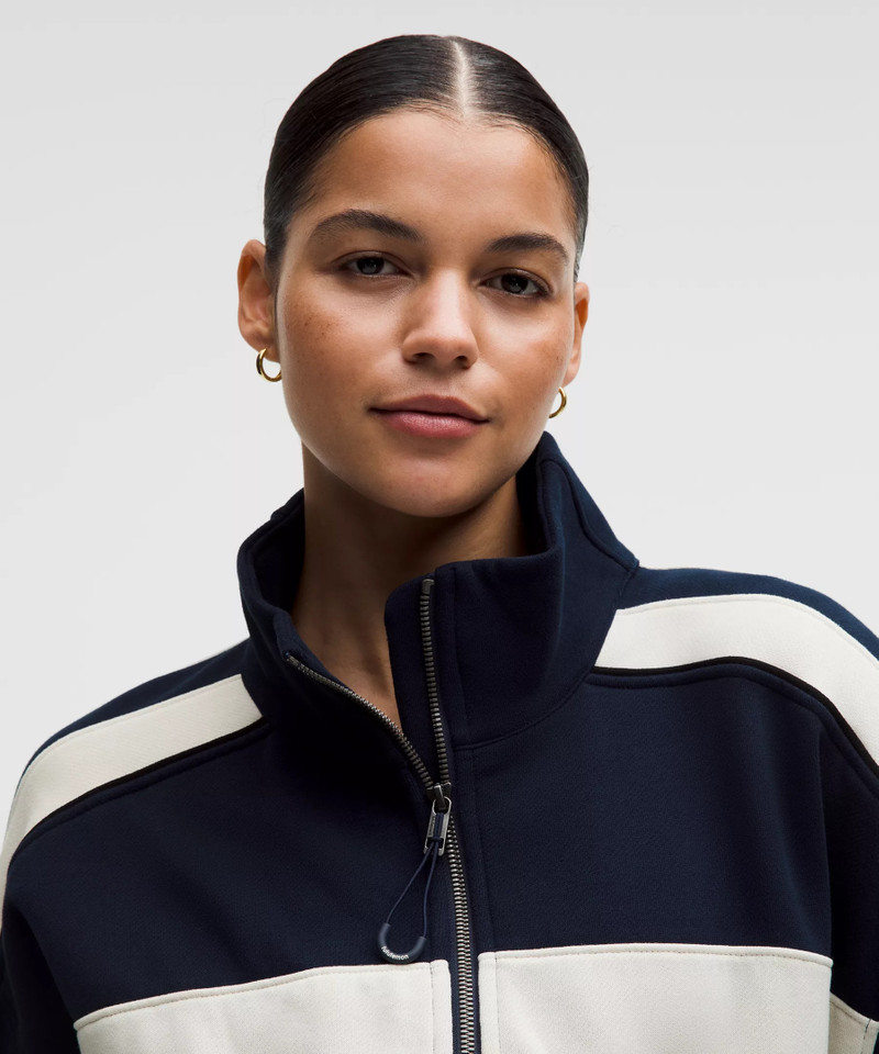Women's Steady State Oversized Funnel Full Zip *Stripe 4