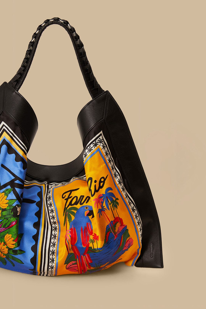 Tropical Birds Scarf Bag 7