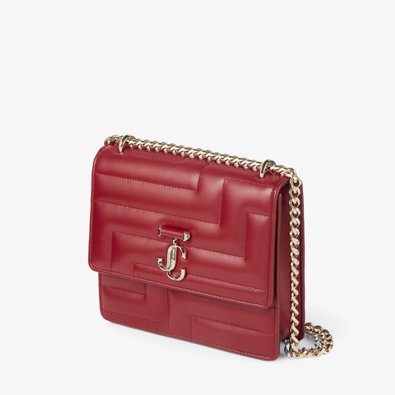 JIMMY CHOO Avenue Quad
Cranberry Avenue Nappa Leather Bag with JC Emblem outlook
