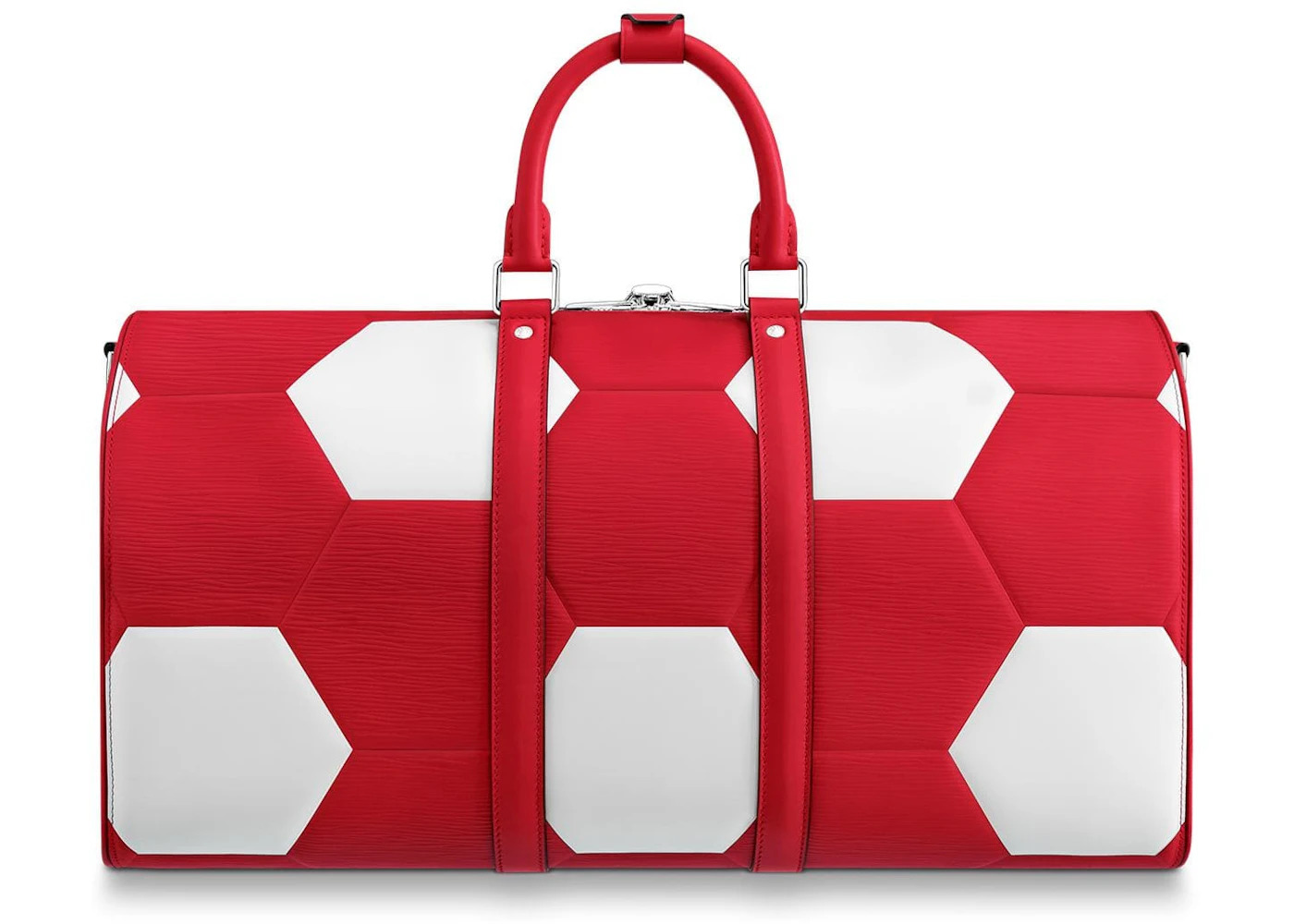 Louis Vuitton x FIFA World Cup Keepall Bandouliere Hexagonal 50 Rouge - 2
