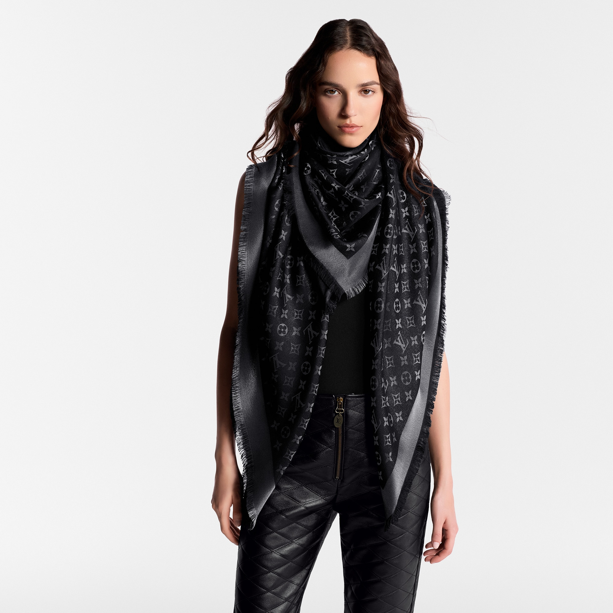 Monogram Shine Shawl - 5
