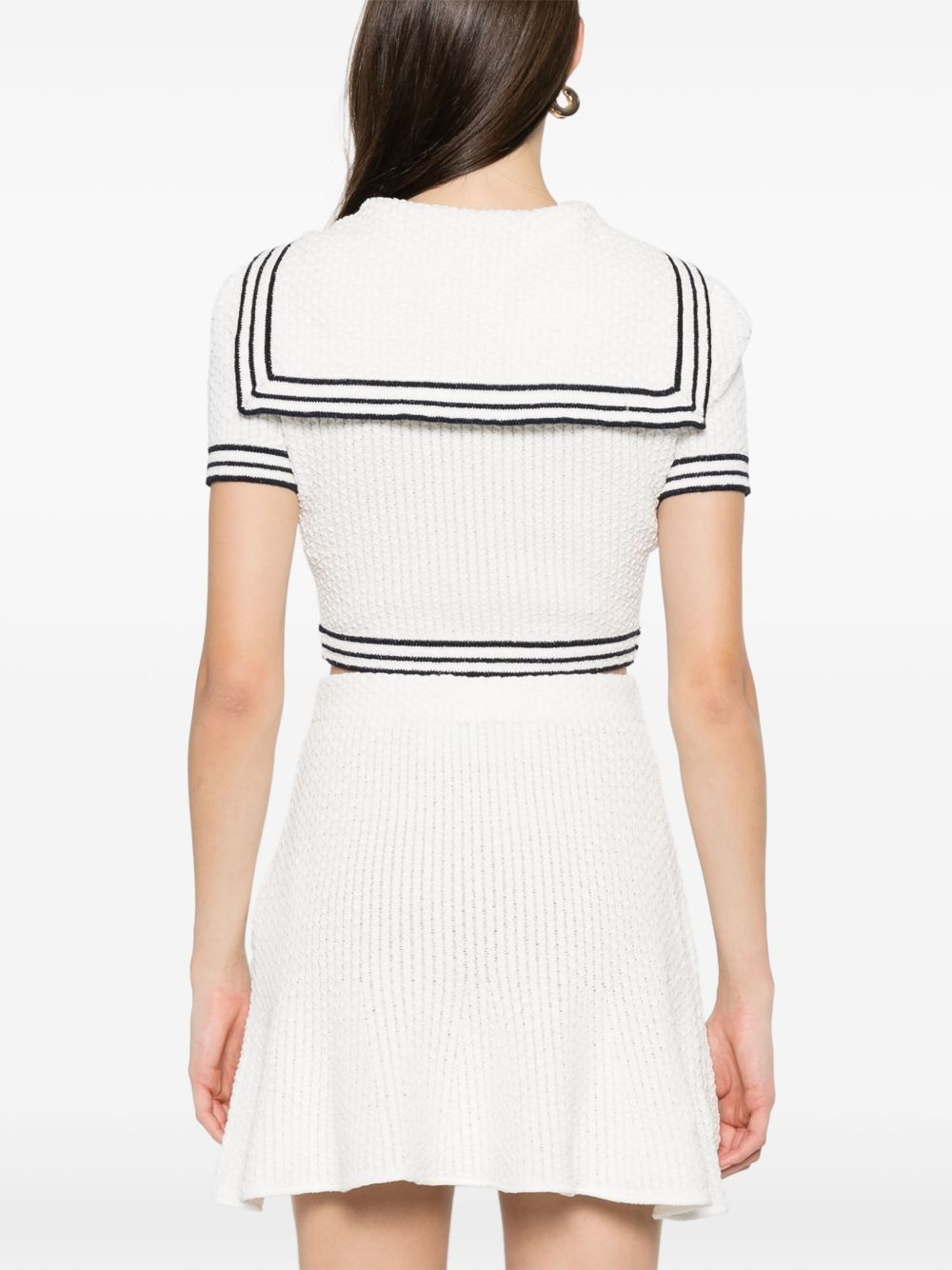 textured knitted top - 4