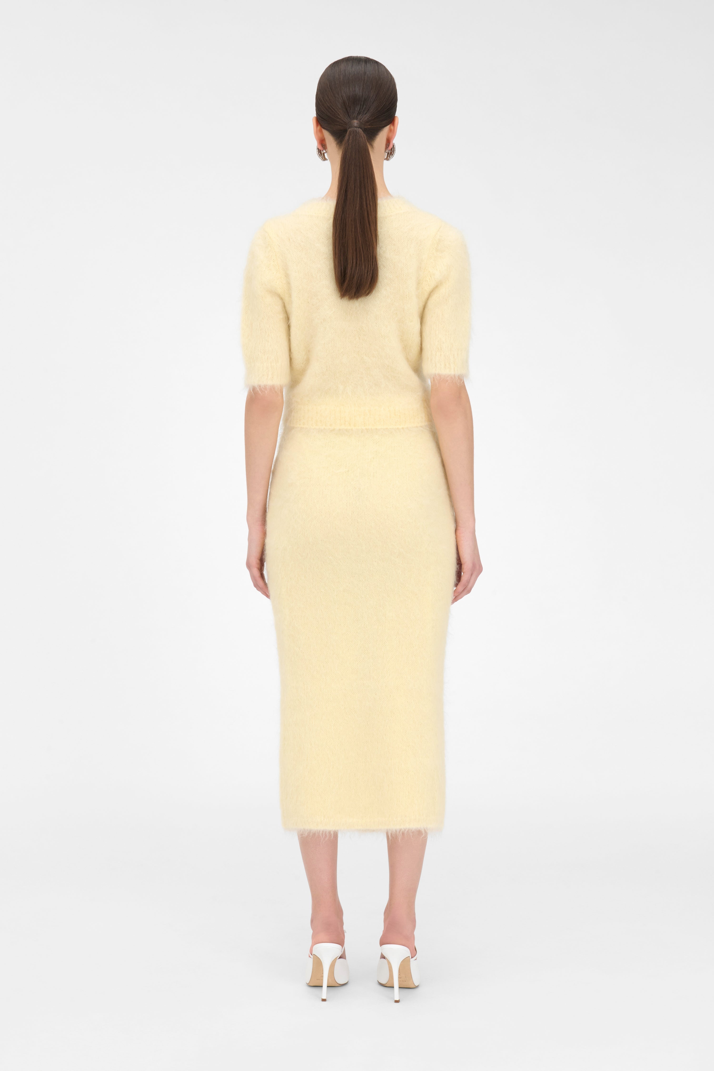 CARDED MOHAIR JUMPER - 4