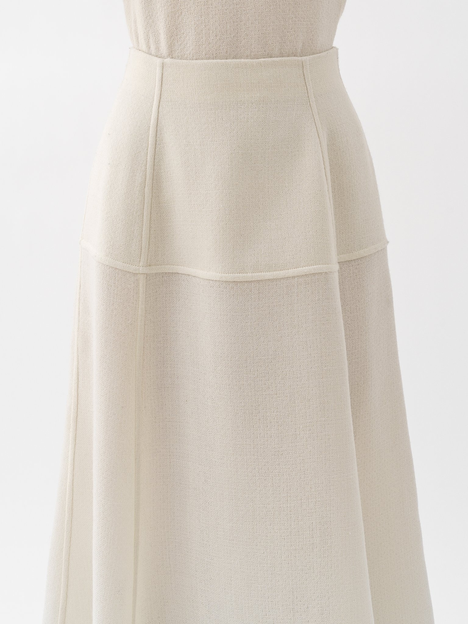 FLARED MID-LENGTH SKIRT - 5