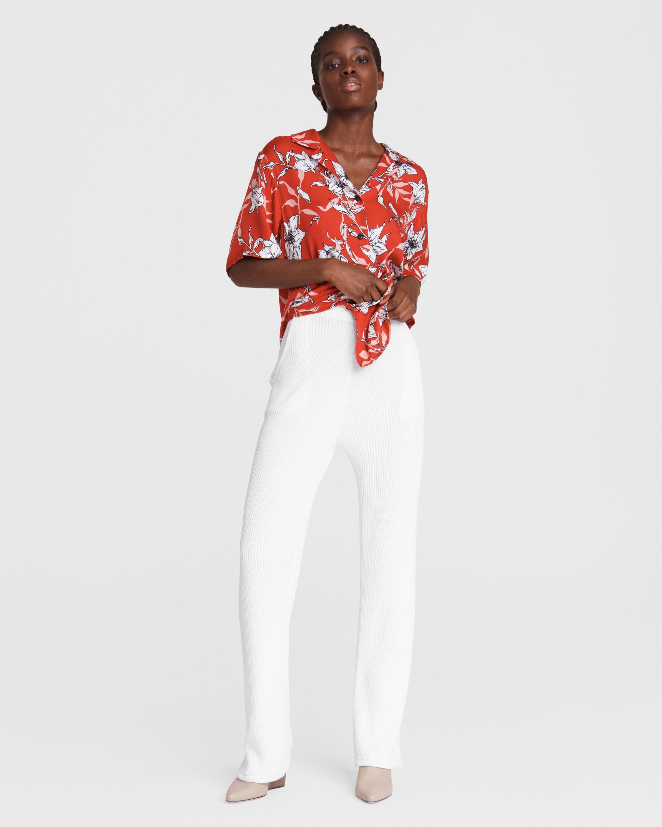Dakota Viscose Rib Pant
Slim Fit Pant - 3