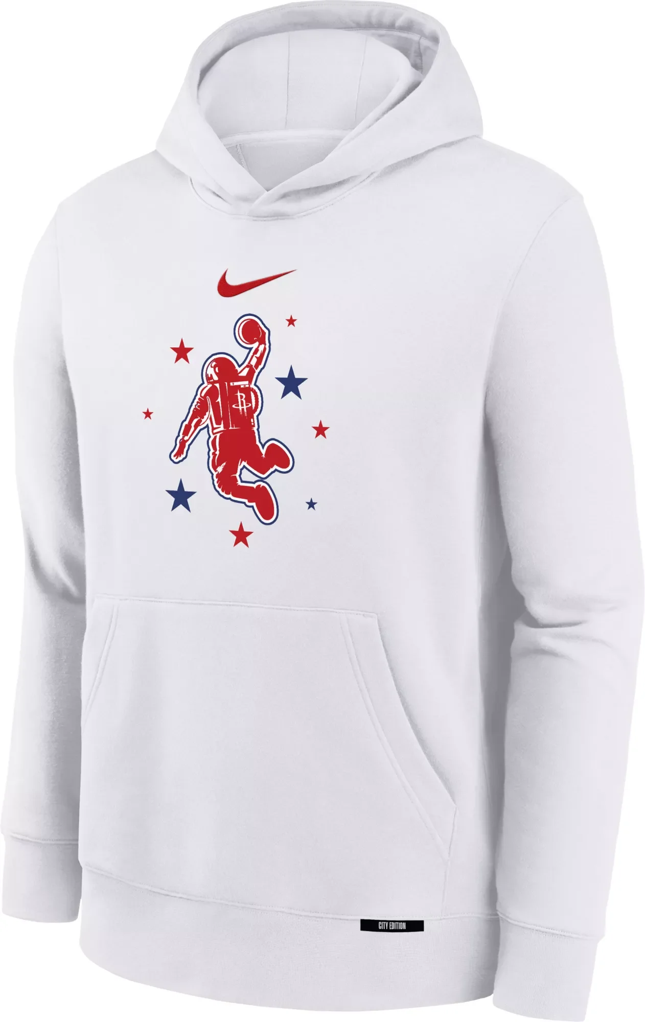 Nike Youth 2025-26 City Edition Houston Rockets Club Logo Hoodie - 1